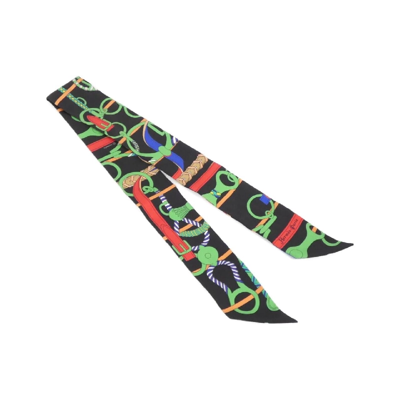 Khăn quàng cổ Hermès PANOPLIE EQUESTRE Twilly 063231S 623446