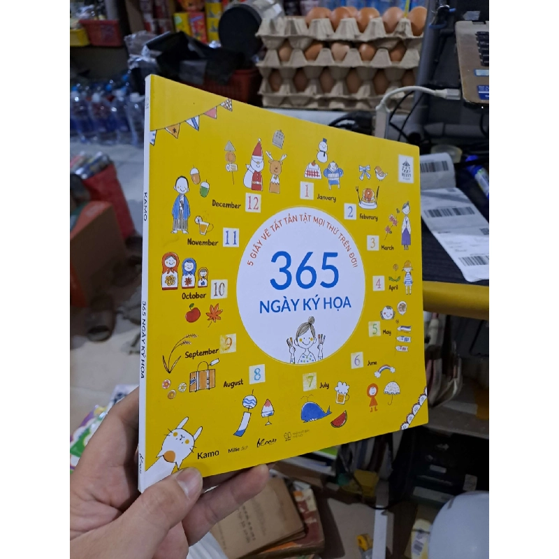 365 Ngày Ký Họa - 5 Giây Vẽ Tất Tần Tật Mọi Thứ Trên Đời - Kamo - 2025 mới 90% - MẸ VÀ BÉ - HCM3012 749779