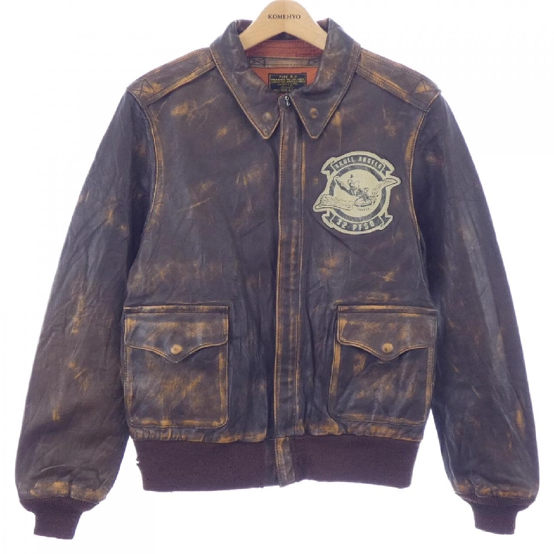 Áo khoác da AVIREX A-2 6151012 - Hàng hiệu Authentic 892615