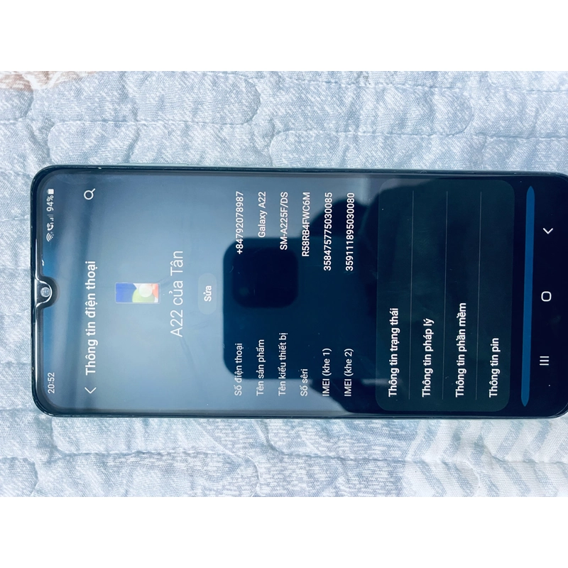 Samsung A225M/N Ram6Gb Rom128Gb 524733