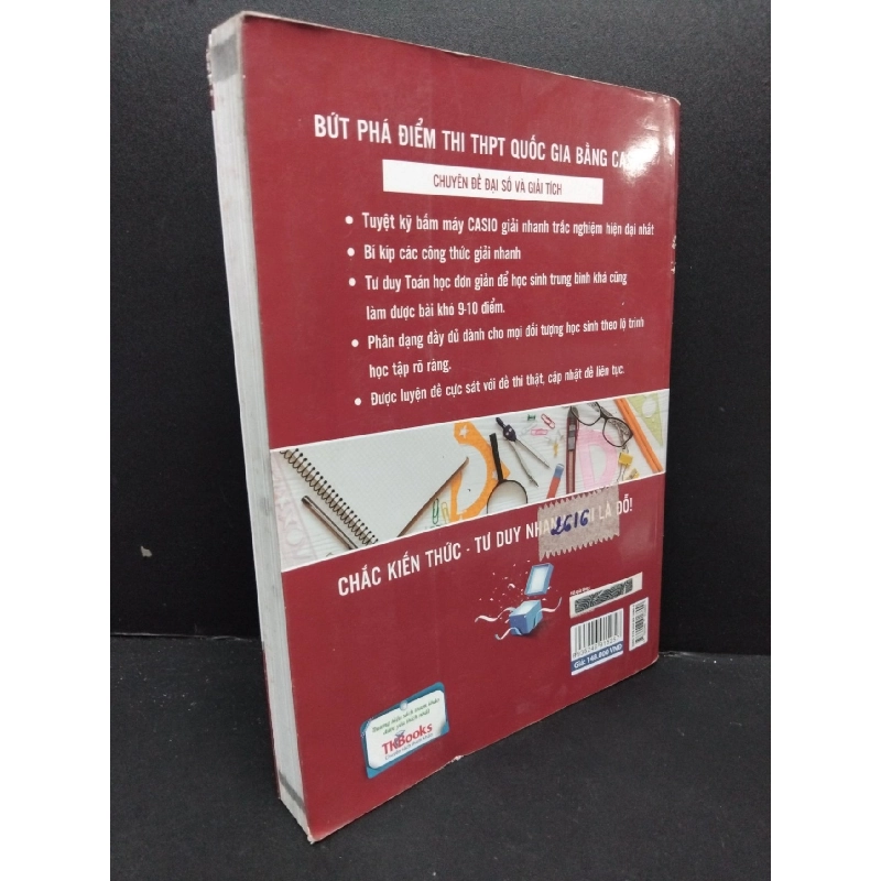 Bứt phá điểm thi THPT quốc gia bằng casio chuyên đề đại số và giải tích mới 80% bẩn ố nhẹ 2018 HCM2608 Nguyễn Thế Anh GIÁO TRÌNH, CHUYÊN MÔN 917105