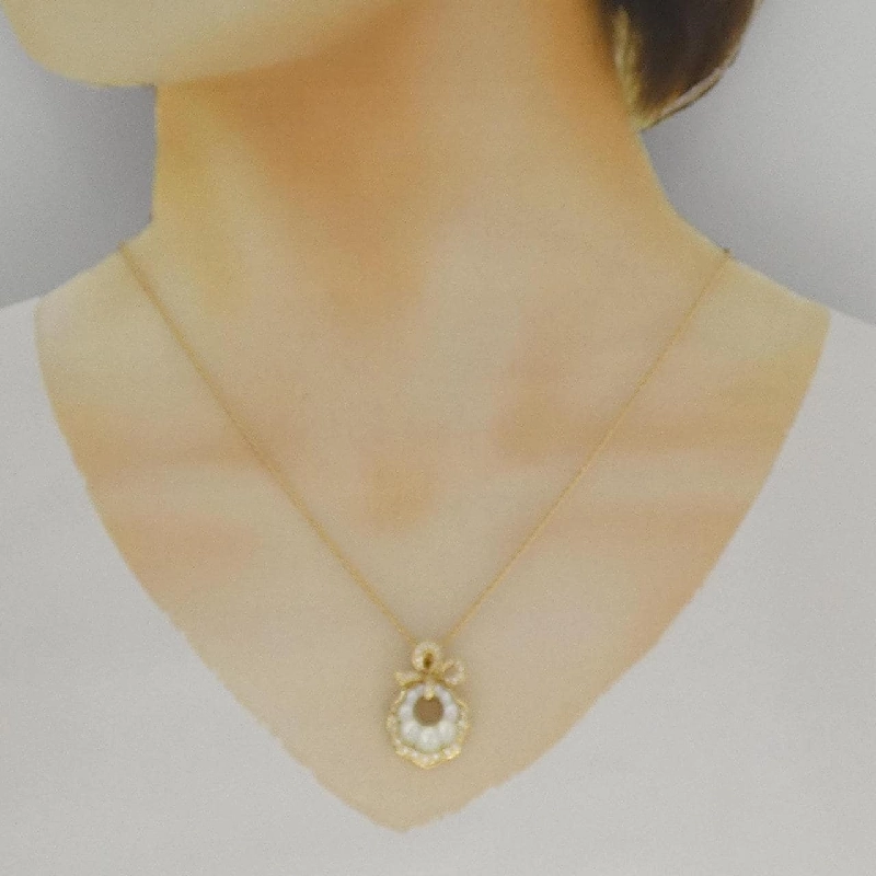 K18YG Mẹo trai Necklace - Hàng hiệu Chính hãng 856489
