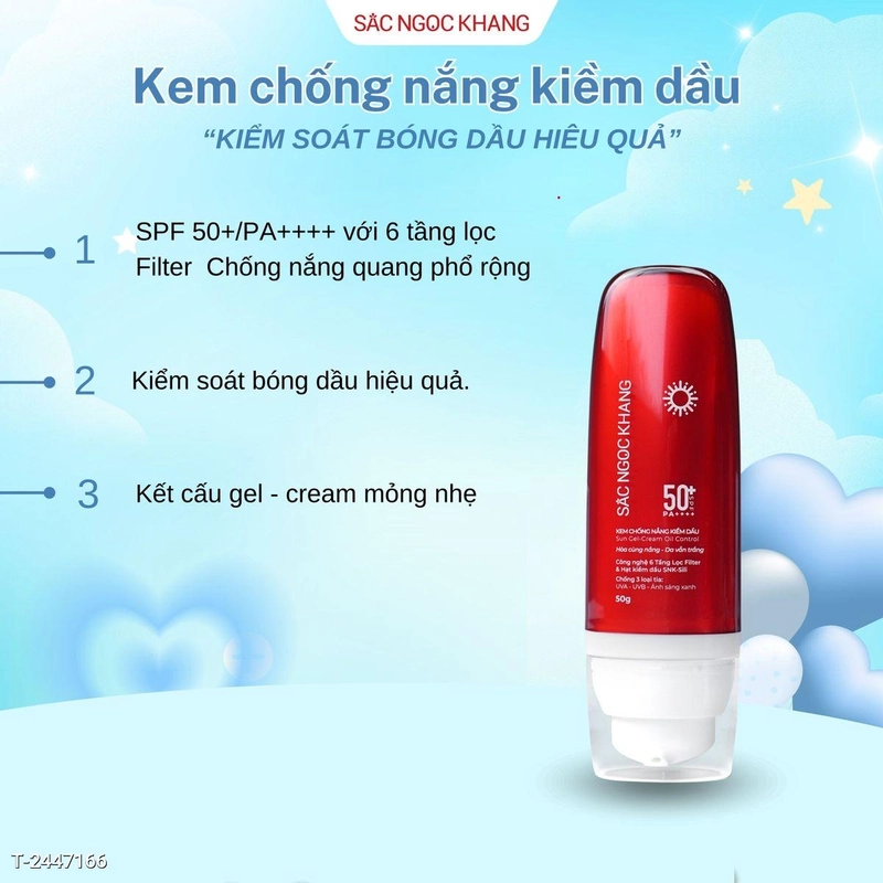 Kem chống nắng kiềm dầu 393004