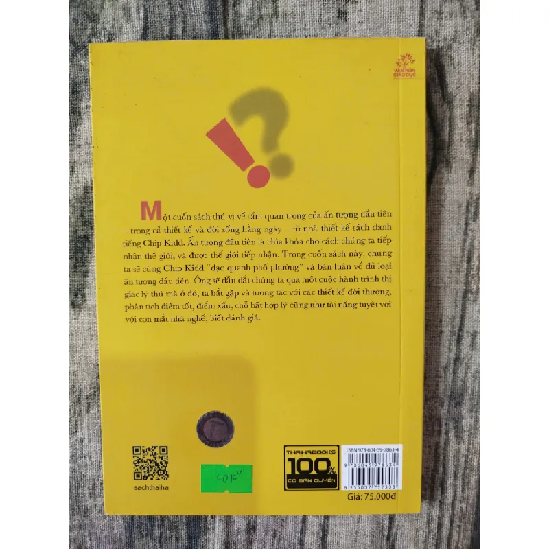 Nhìn mặt mà bắt hình dong Chip Kidd TSTK1908 KỸ NĂNG 351846