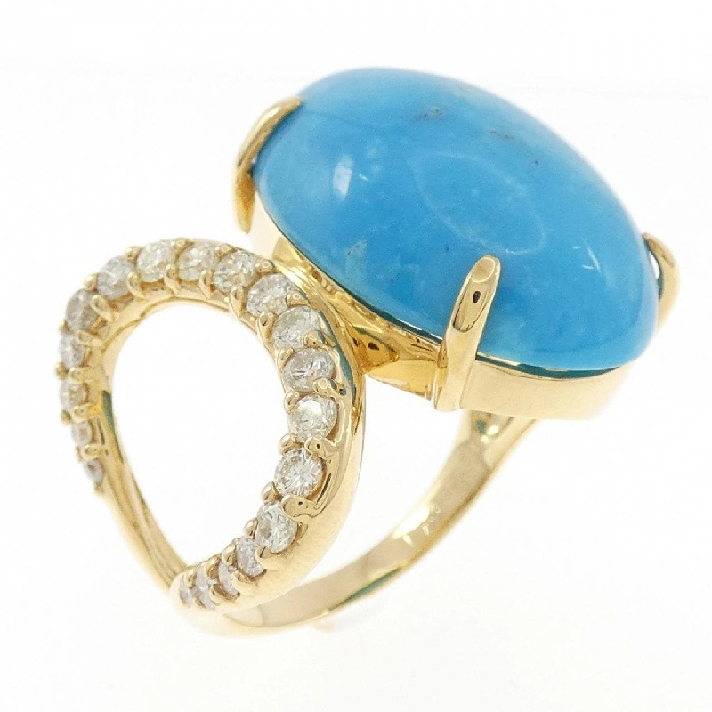 Nhẫn Turquoise K18YG 17.32CT 666751