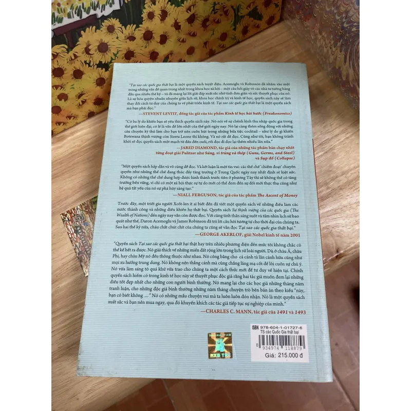 Tại Sao Các Quốc Gia Thất Bại - Daron Acemoglu, James A. Robinson (Bản In Lần Đầu) 1008595