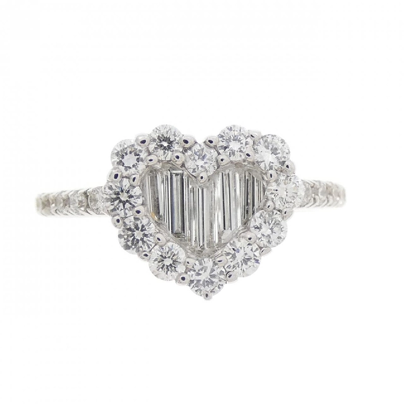 Nhẫn kim cương hình trái tim K18WG 1.00CT 669237