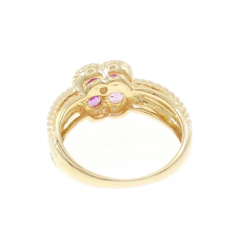 Nhẫn Sapphire Hoa K18YG 0.86CT - Hàng hiệu Chính hãng 852576