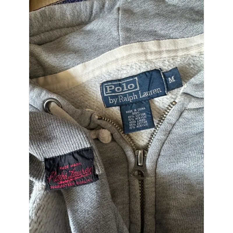 Áo hoodie zip RalphLauren 791810