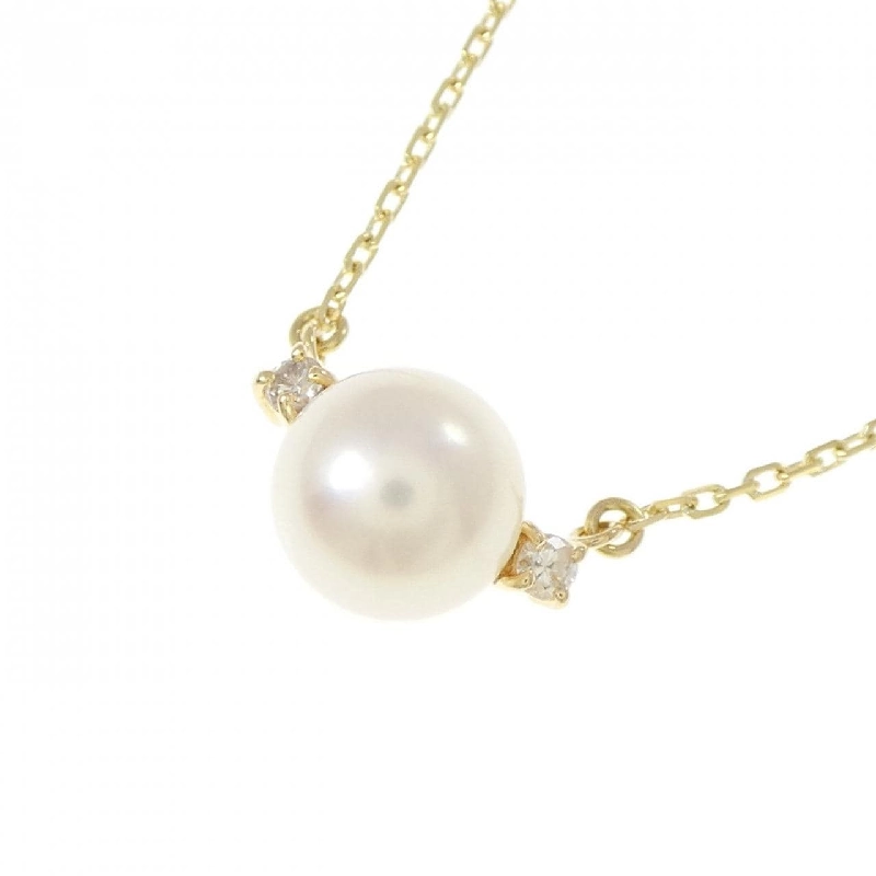 K18YG Ngọc trai Akoya Dây chuyền 8mm - Hàng hiệu Chính hãng 857244