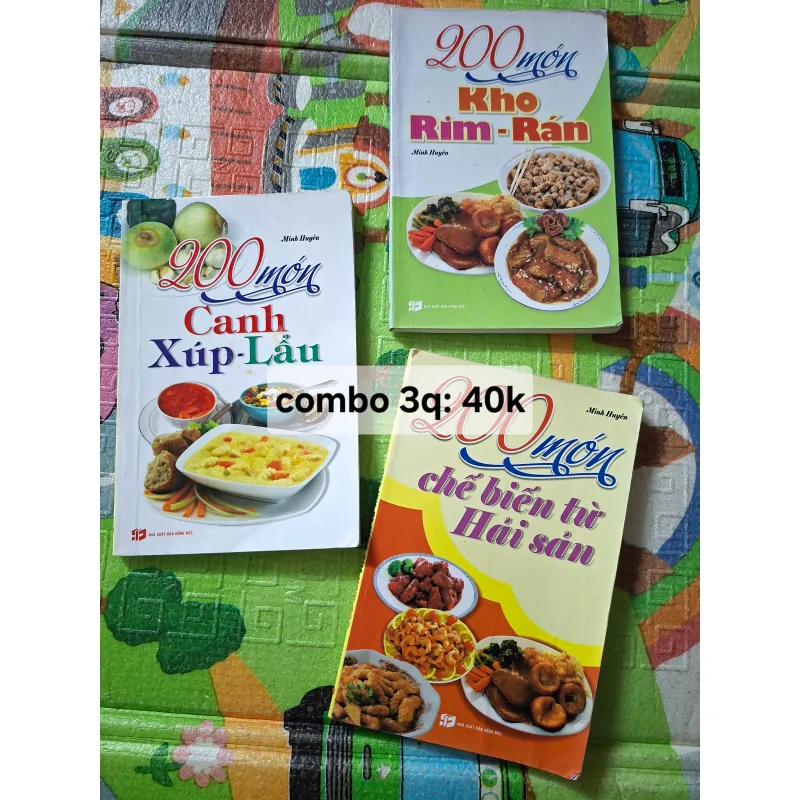 Combo 3 quyển Nấu ăn 200 món 927435