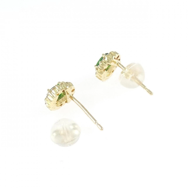 K18YG Ngọc lục bảo xanh Bông tai 0.30CT - Hàng hiệu Chính hãng 867051