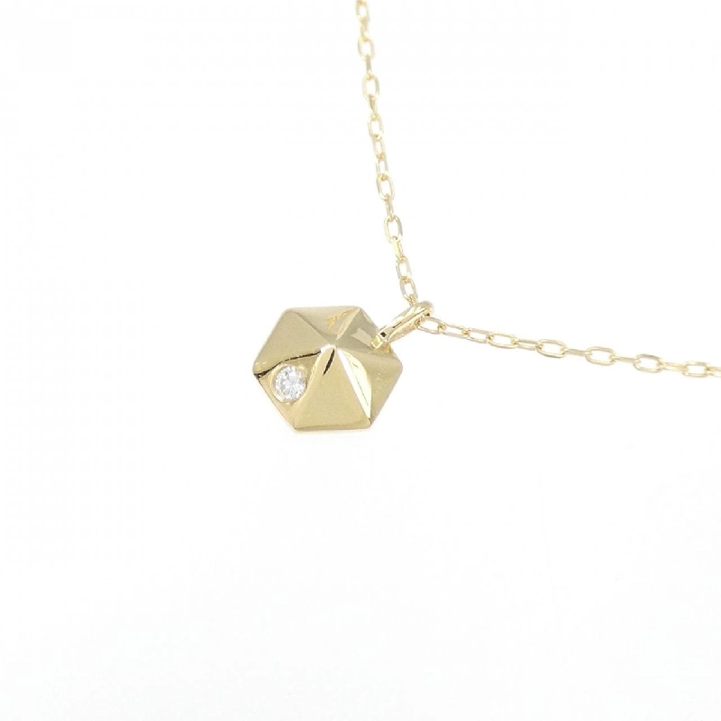 Dây chuyền kim cương K18YG 0.01CT - Hàng hiệu Authentic 863950