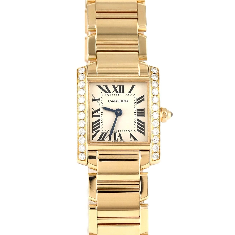 Cartier Tank Française SM YG/D WJTA0024 YG Quartz - Hàng hiệu Authentic 882184