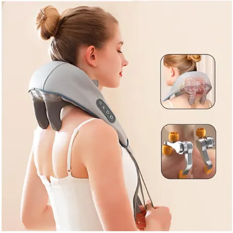 Máy Massage Cổ Vai Gáy 6D bản PRO - Hàng Chính Hãng - Mô Phỏng Kỹ Thuật Massage Số 8 601667