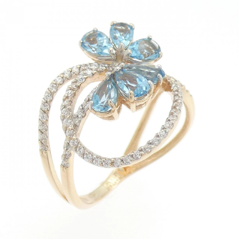 Nhẫn Blue Topaz 585PG/585WG - Hàng hiệu Authentic 847679