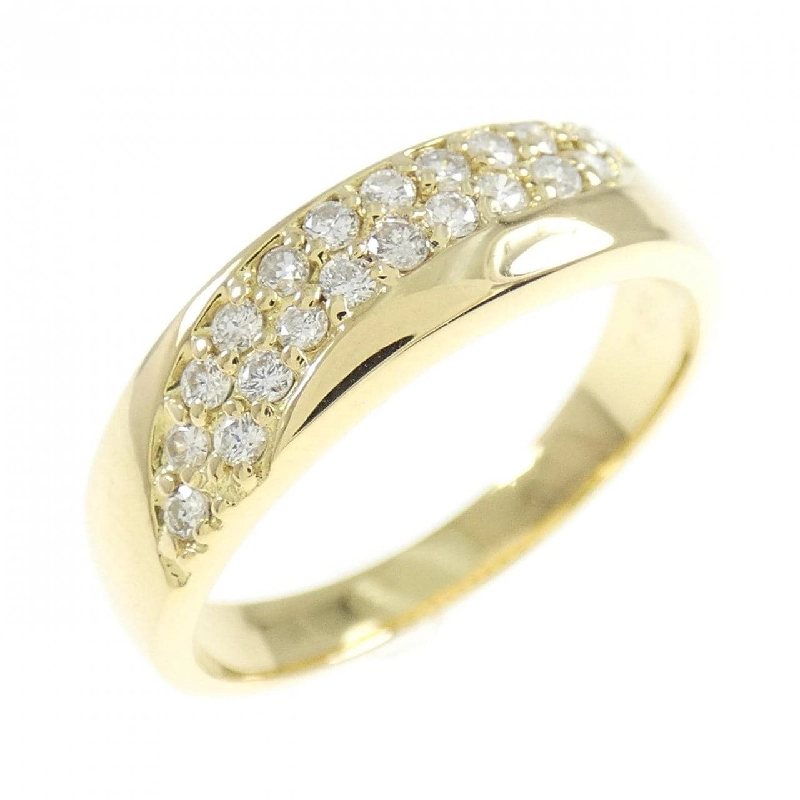 Nhẫn kim cương K18YG 0.20CT 671643