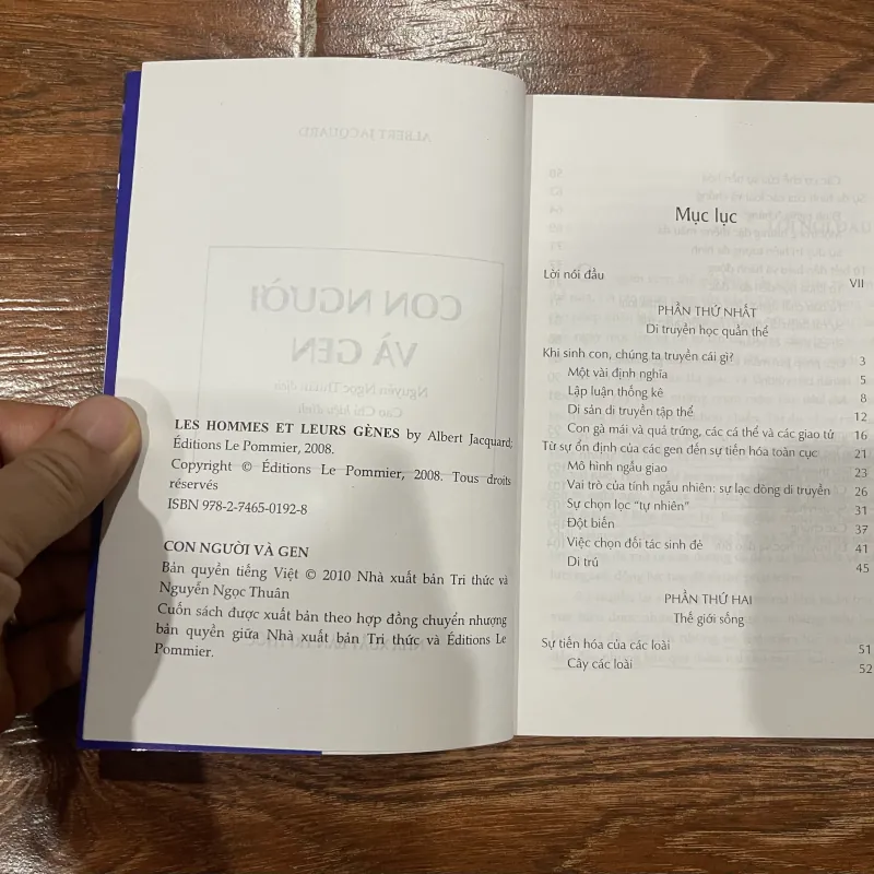 Con người và gen - Albert Jacquard  (6) 1007086
