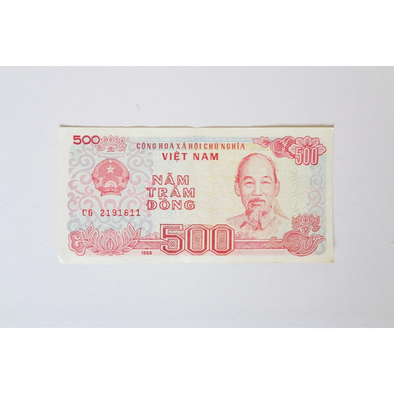 Tờ tiền 500 đồng xưa (CG 2191611) 370791