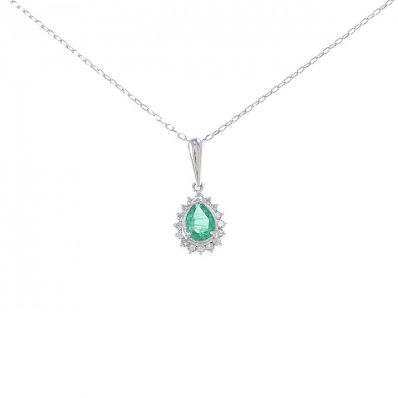 Dây chuyền ngọc lục bảo PT900/PT850 0.43CT - Hàng hiệu Authentic 860286