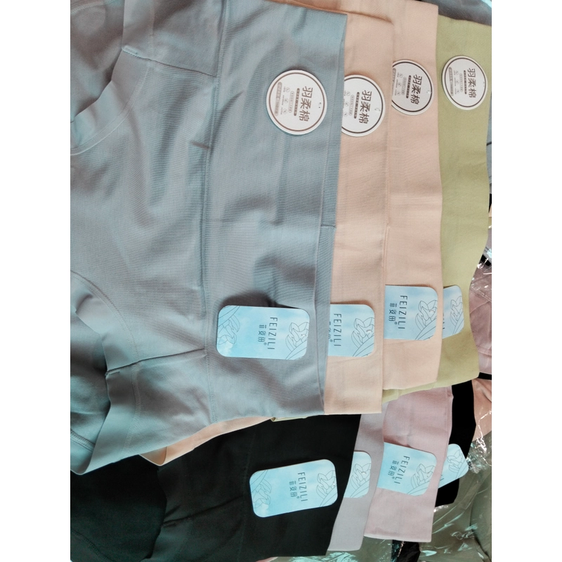 Combo 2 Quần lót nữ lưng cao gen bụng không viền cotton kháng khuẩn nâng mông(45-60kg)  489115