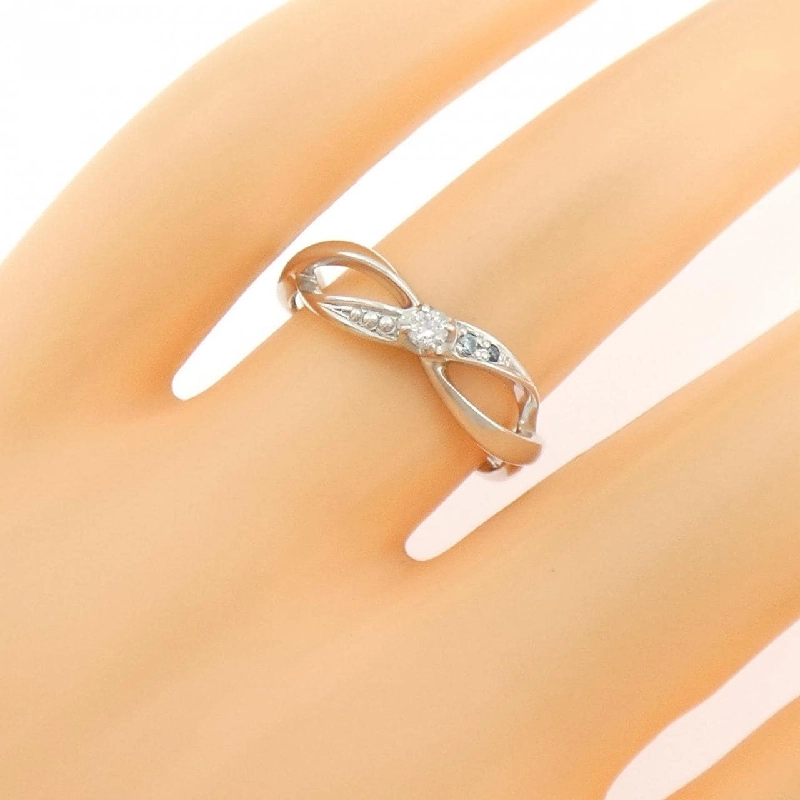 Nhẫn kim cương K10WG 0.06CT - Hàng hiệu Authentic 846886