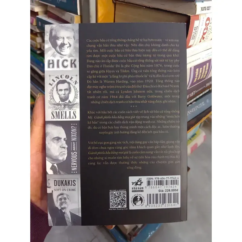 Sách - Giành phiếu bầu bằng mọi giá - TG: Joseph Cummins (Sách mới) 931649