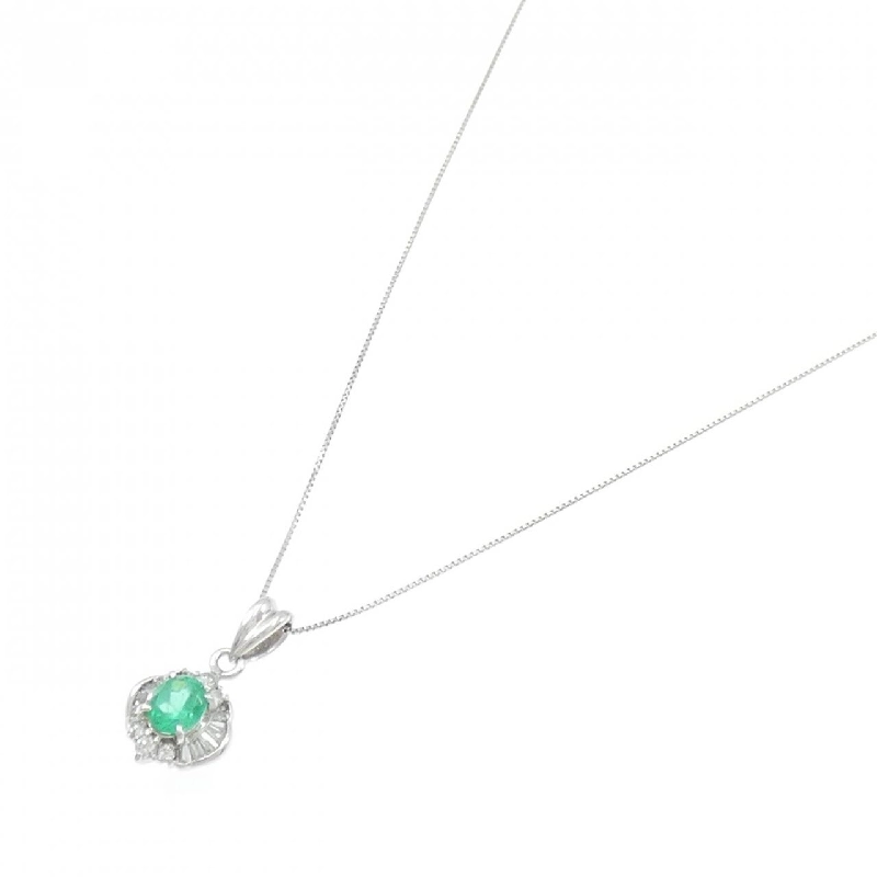 Dây chuyền ngọc lục bảo PT900/PT850 0.54CT - Hàng hiệu Authentic 857039