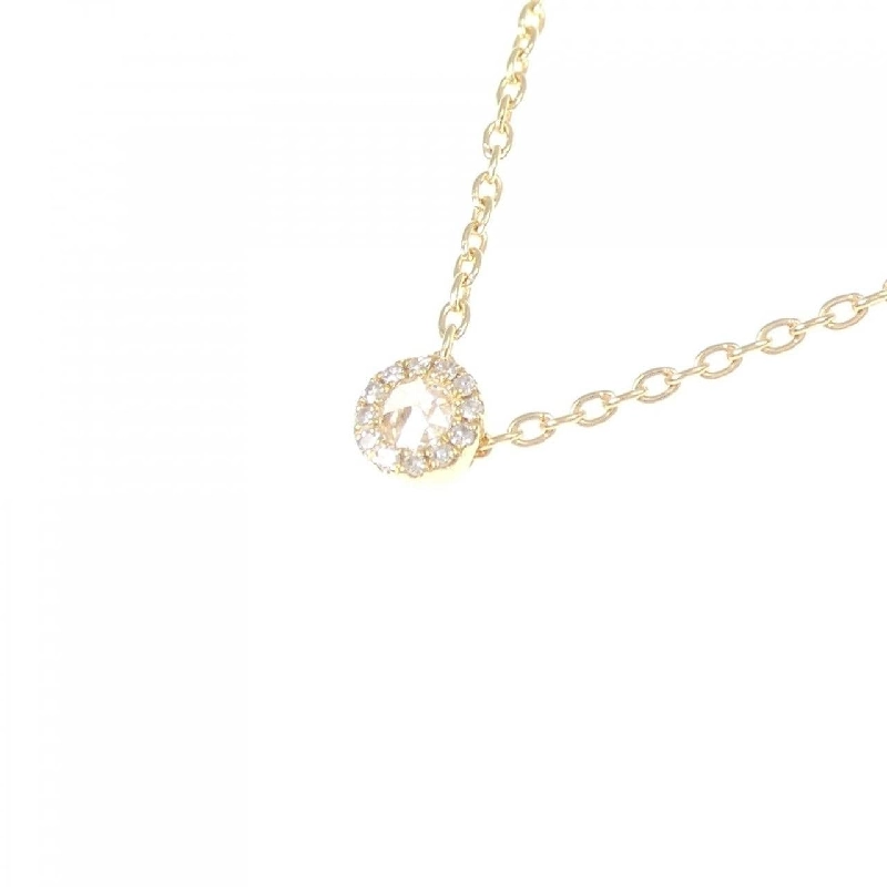 Dây chuyền kim cương K18YG 0.08CT - Hàng hiệu Chính hãng 861889