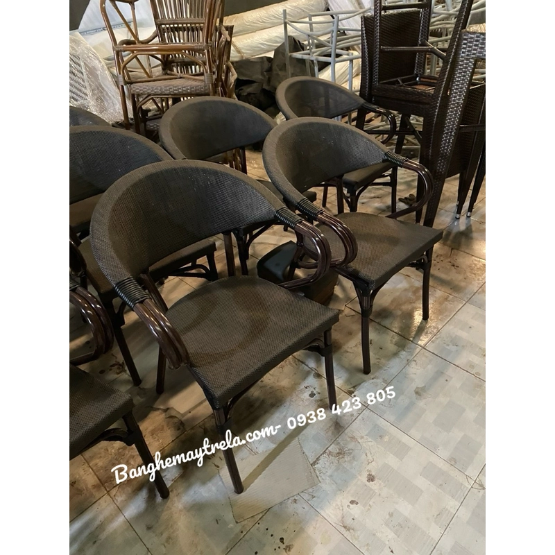 Ghế giả mây khung nhôm 508888