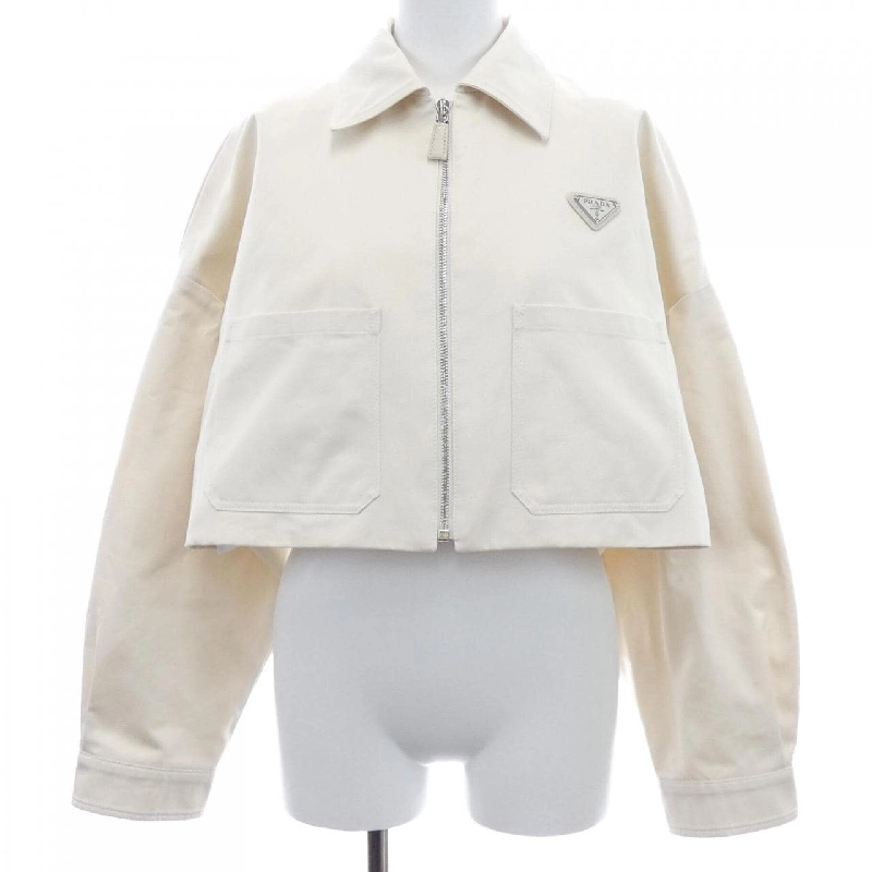 Áo khoác lông camel PRADA với logo tam giác P536O SOOO 10YP - Hàng hiệu Authentic 819419