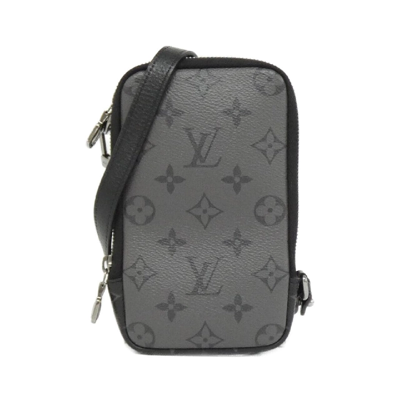 Túi đeo chéo Louis Vuitton Monogram Eclipse Reverse Double Phone Pouch M69534 611758