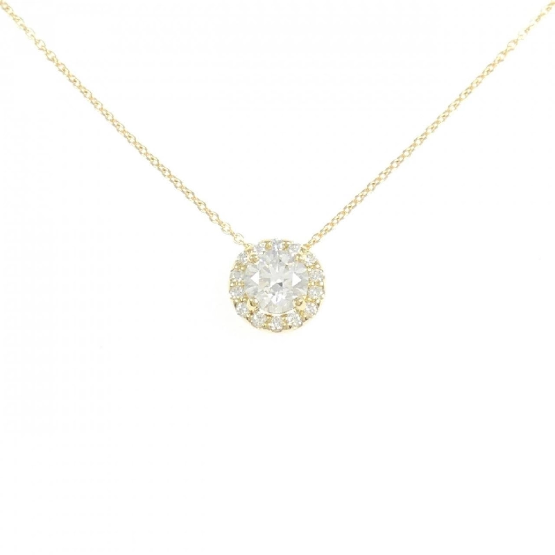 K18YG Dây chuyền kim cương 0.505CT H VS2 3EXT H&C - Hàng hiệu Chính hãng 879900