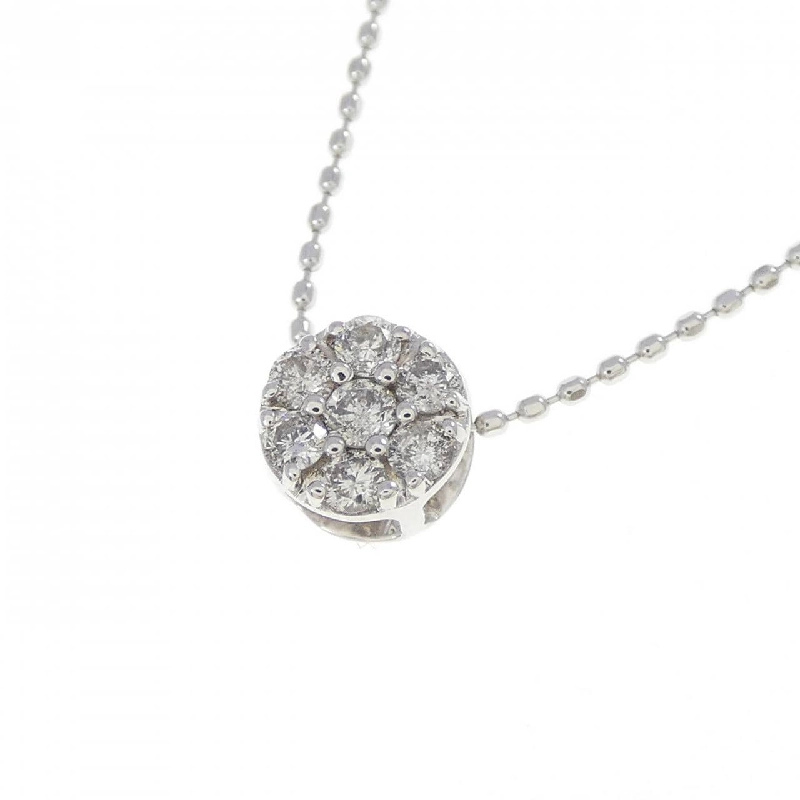 K18WG Dây chuyền kim cương - Hàng hiệu Authentic 861801