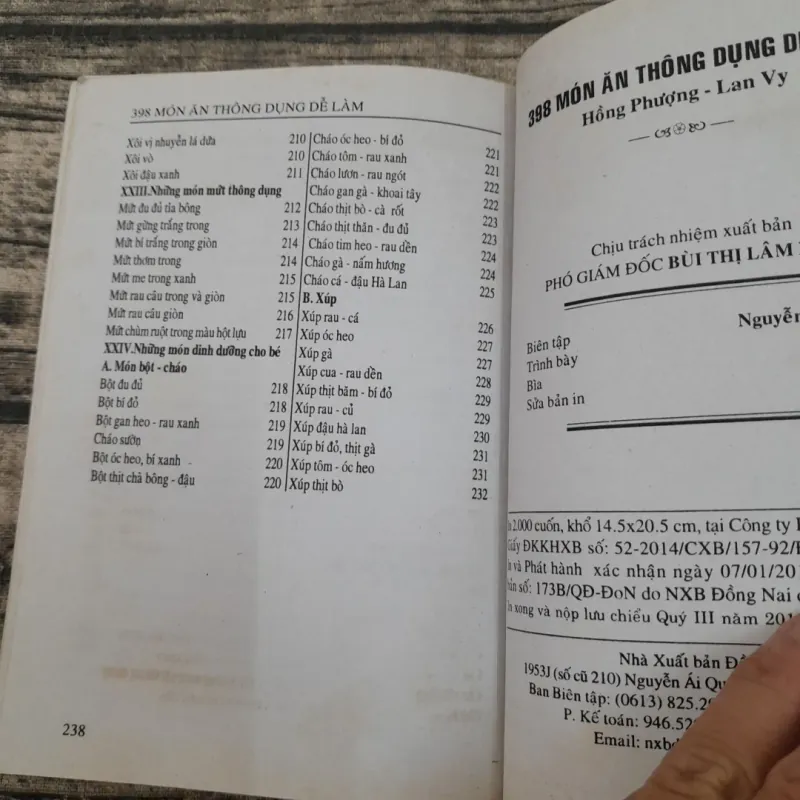 398 MÓN ĂN dễ làm- Món lẩu, ăn chay, mứt xôi chè, cháo cho bé. TG Hồng Phượng, Lan Vy 758688