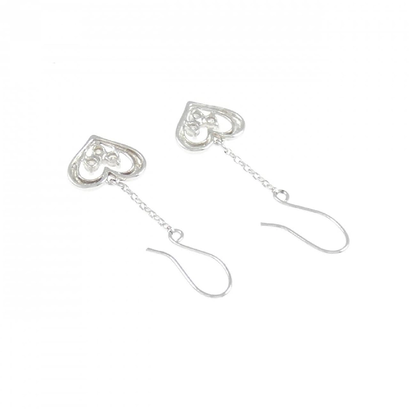 K10WG Bông tai hình trái tim kim cương 0.12CT - Hàng hiệu Chính hãng 862247