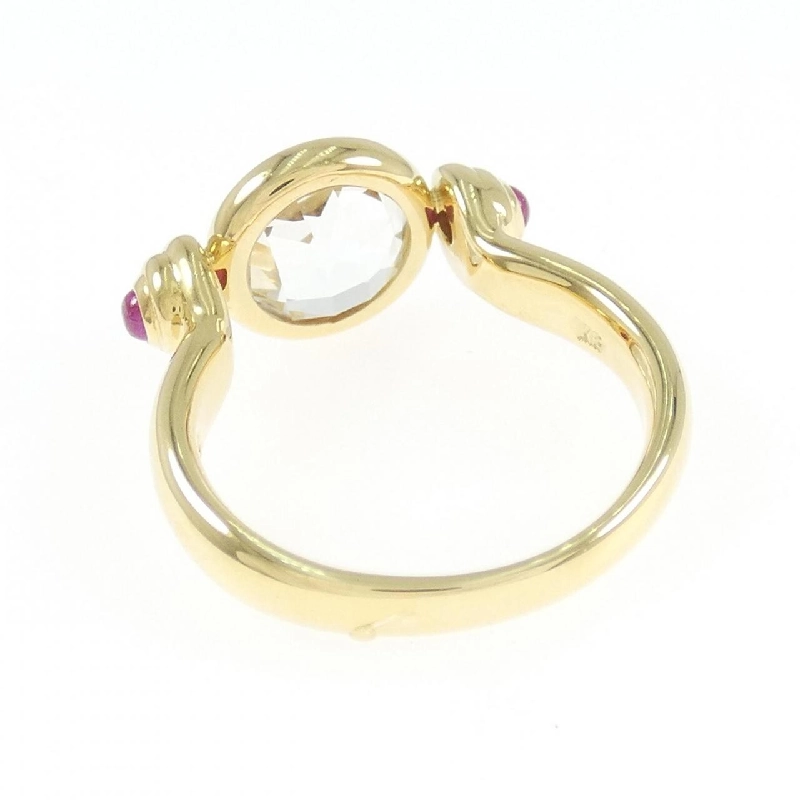 Nhẫn Topaz Trắng K18YG 668405