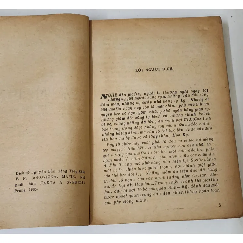 Tiểu thuyết về CIA & Mỹ: MAFIA (nhà văn Tiệp Khắc V. P. Borovicka) 758218