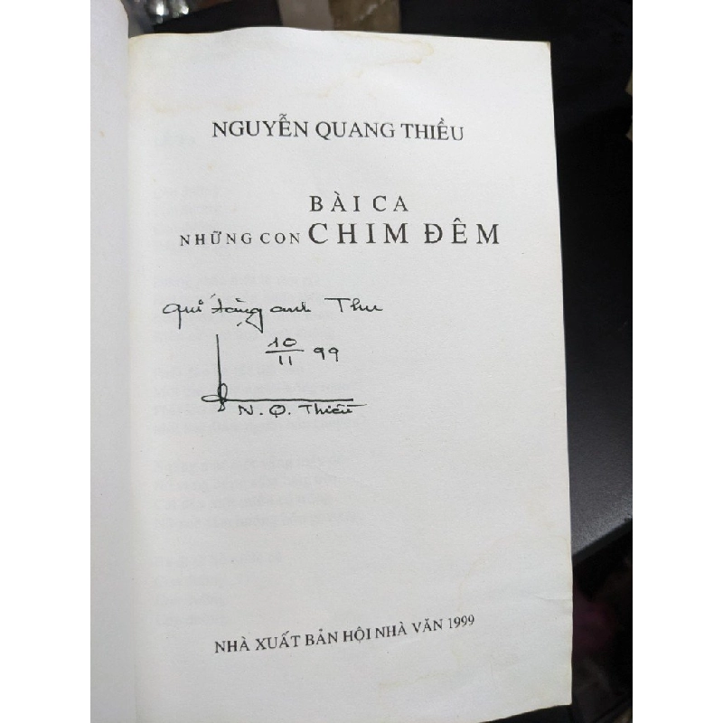 Bài ca những con chim đêm - Nguyễn Quang Thiều 365661