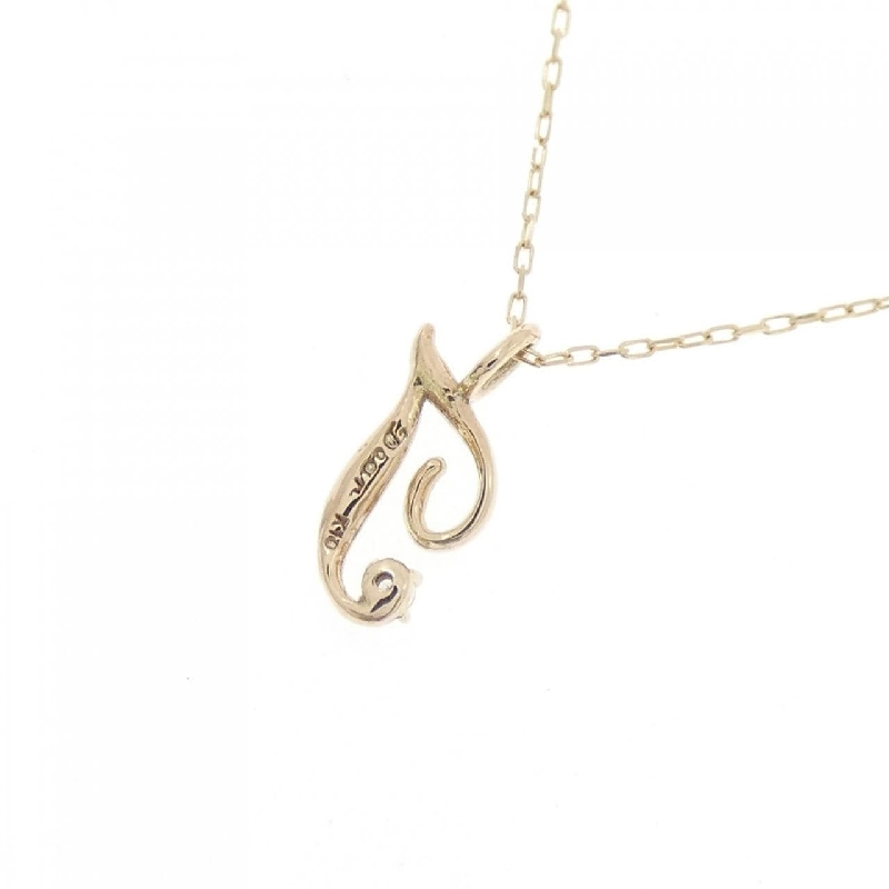 K10YG Chữ cái T Dây chuyền Kim cương - Hàng hiệu Chính hãng 857928