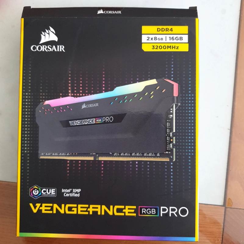 RAM Corsair Vengeance RGB PRO 16GB ( 2×8GB ) DDR4 3200MHz-RGB Cực đẹp. Chính Hãng  529718