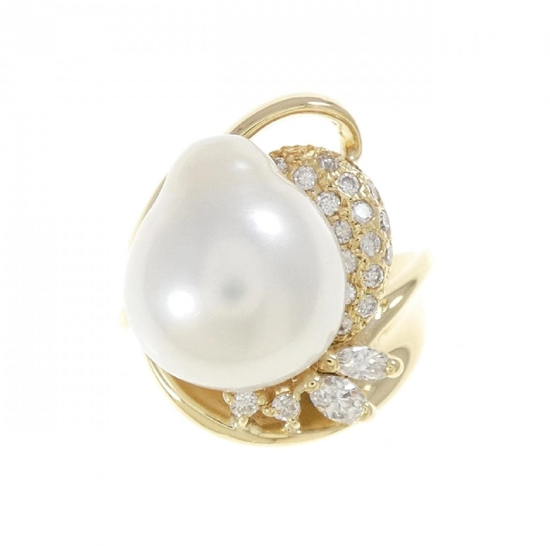 Nhẫn ngọc trai trắng K18YG 666975