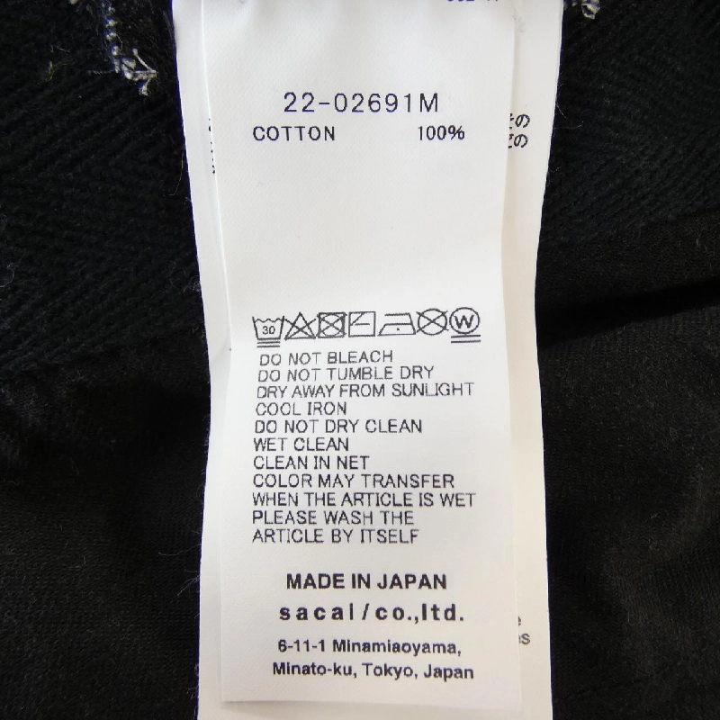 サカイ SACAI 22-02691 Quần 646534