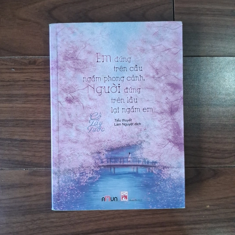 Em đứng trên cầu ngắm phong cảnh, người đứng trên cầu ngắm lại em 508832