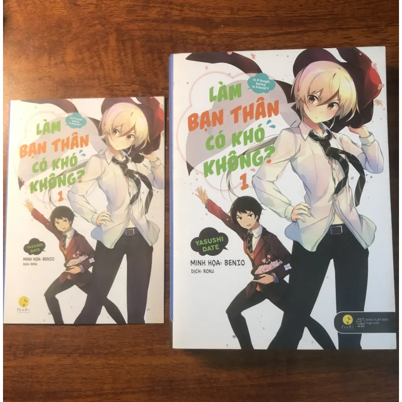 Light novel " Làm bạn thân có khó không " tập 1 ngoại hình mới đến 99% 790437