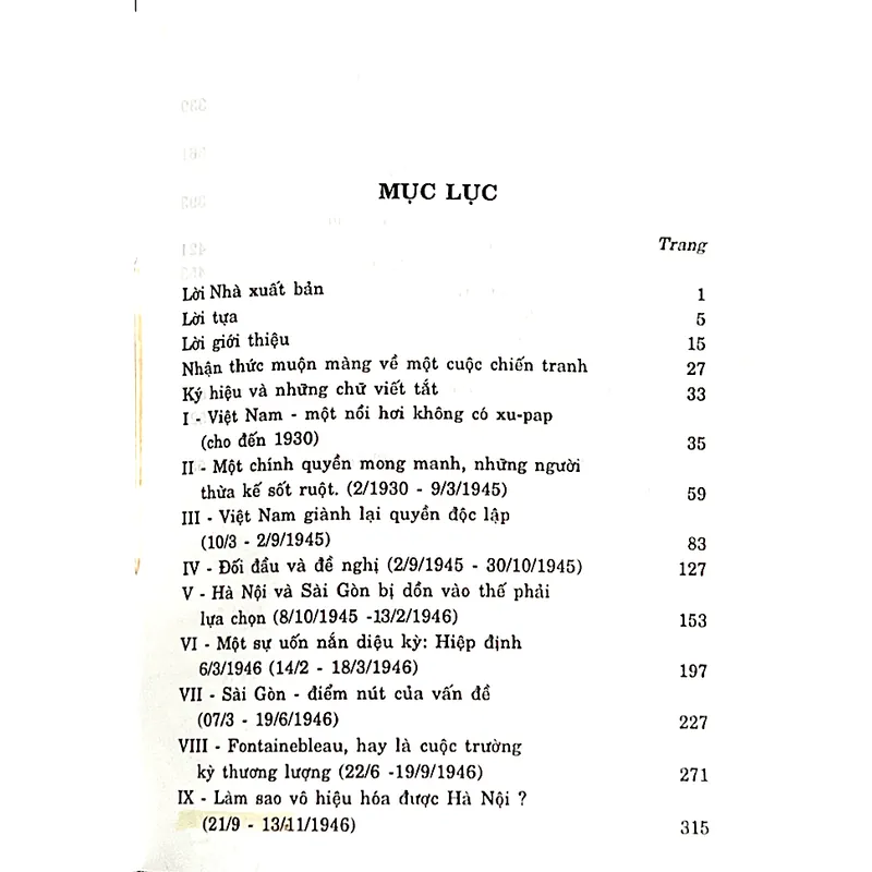 PARIS SAIGON HANOI * Tài liệu lưu trữ của cuộc chiến tranh 1944-1947 - PHILIPPE DEVILLERS 1063932