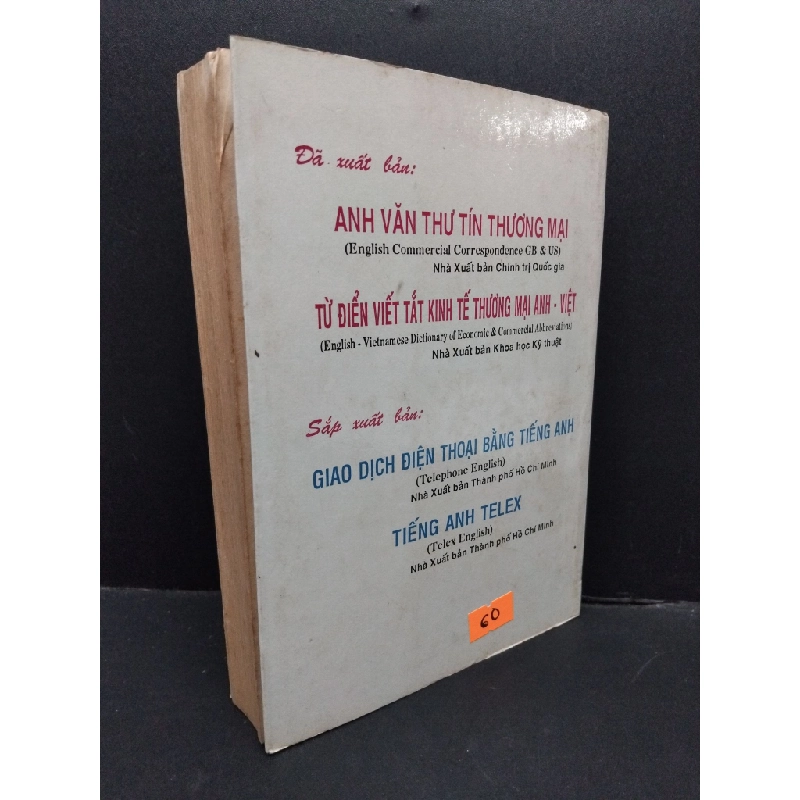 Kinh tế thương mại sách song ngữ mới 70% bẩn bìa, ố vàng, tróc gáy, chữ ký trang đầu 1995 HCM2110 Jean-Pierre Berman, Michel Marcheteau, Michel Savio KINH TẾ - TÀI CHÍNH - CHỨNG KHOÁN 306205