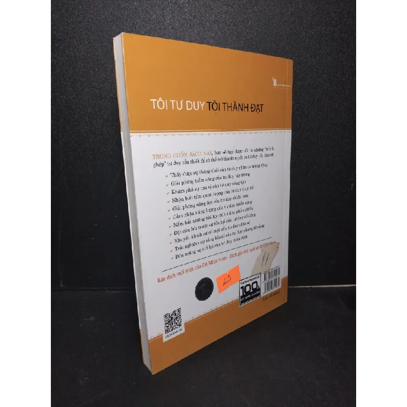 Tôi tư duy tôi thành đạt mới 90% bẩn nhẹ 2018 John C. Maxwell HCM2103 KỸ NĂNG 413107