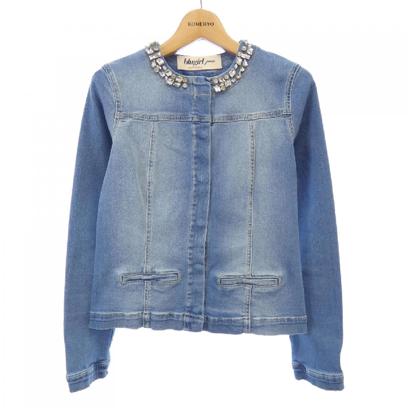 【Mã giảm giá】Áo khoác denim BLUGIRL 636804