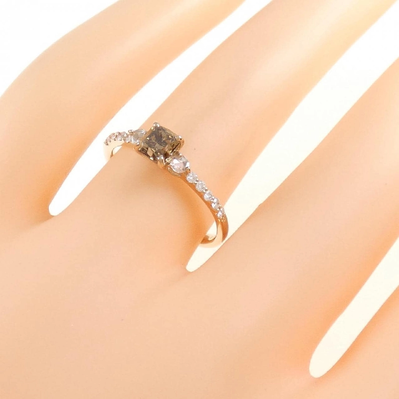 Nhẫn kim cương K18PG 0.52CT 671803